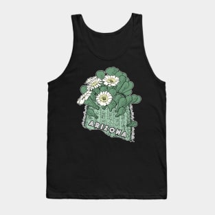 Arizona State Flower - Saguaro Cactus Tank Top